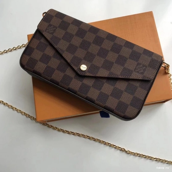 Louis Vuitton Bag N63032 Damier Felicie Pochette 0822